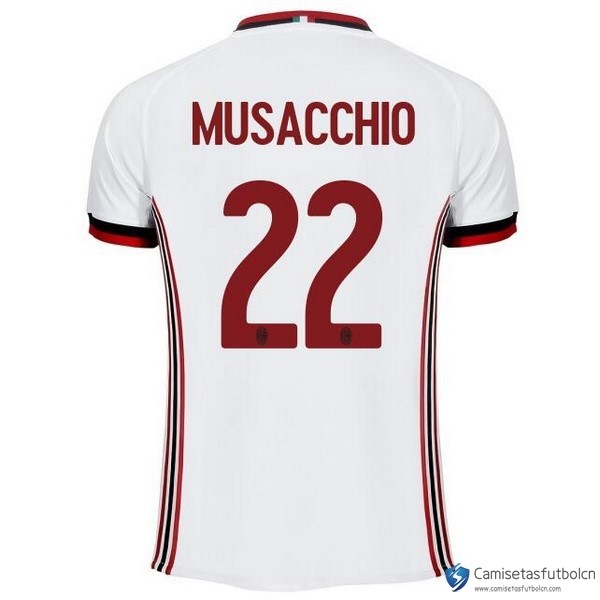 Camiseta Milan Segunda equipo Musacchio 2017-18